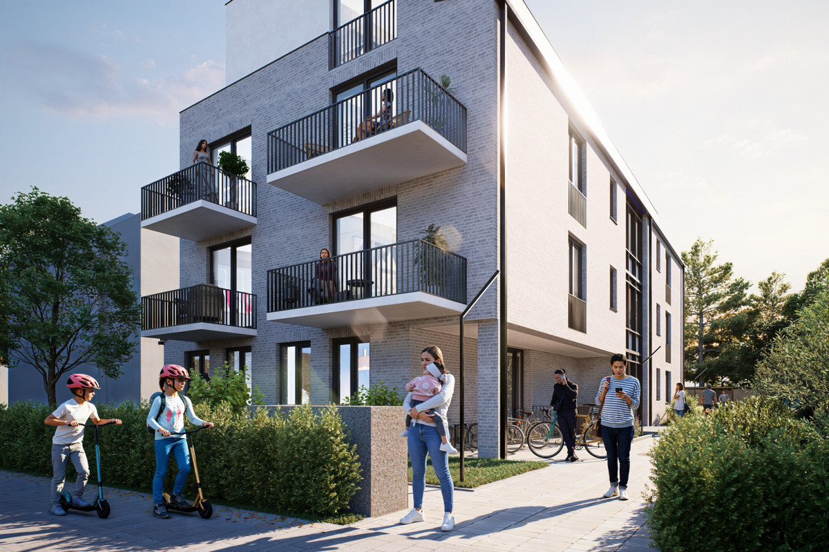 KRON247 – KfW40 QNG - Neubau von 14 Eigentumswohnungen - Kiel