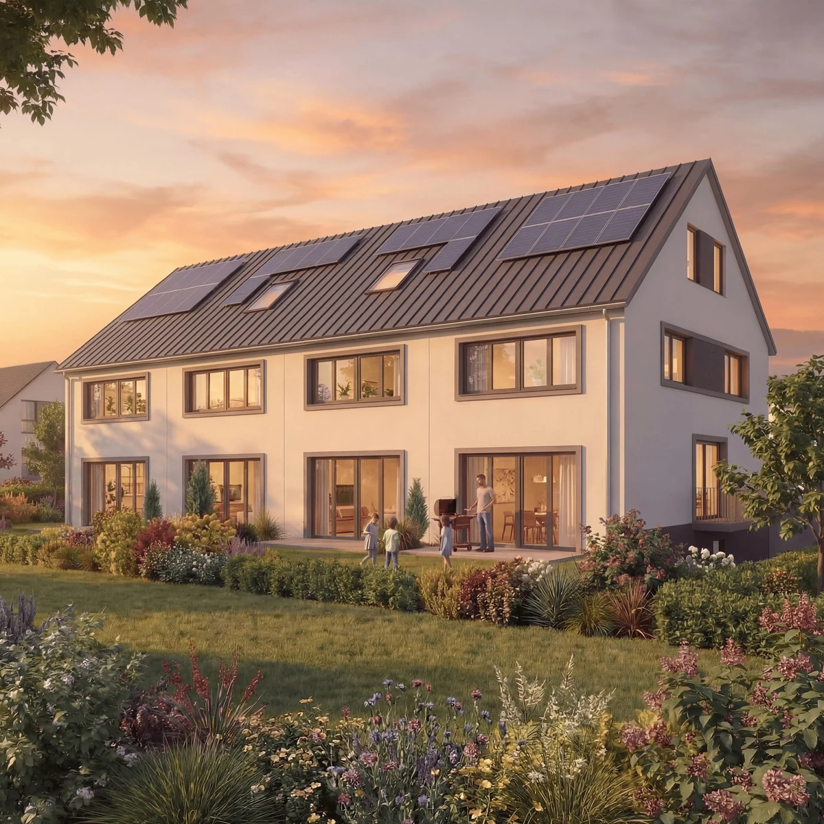 ROHRER QUARTETT - Neubau von 4 Stadthäusern - Leinfelden-Echterdingen