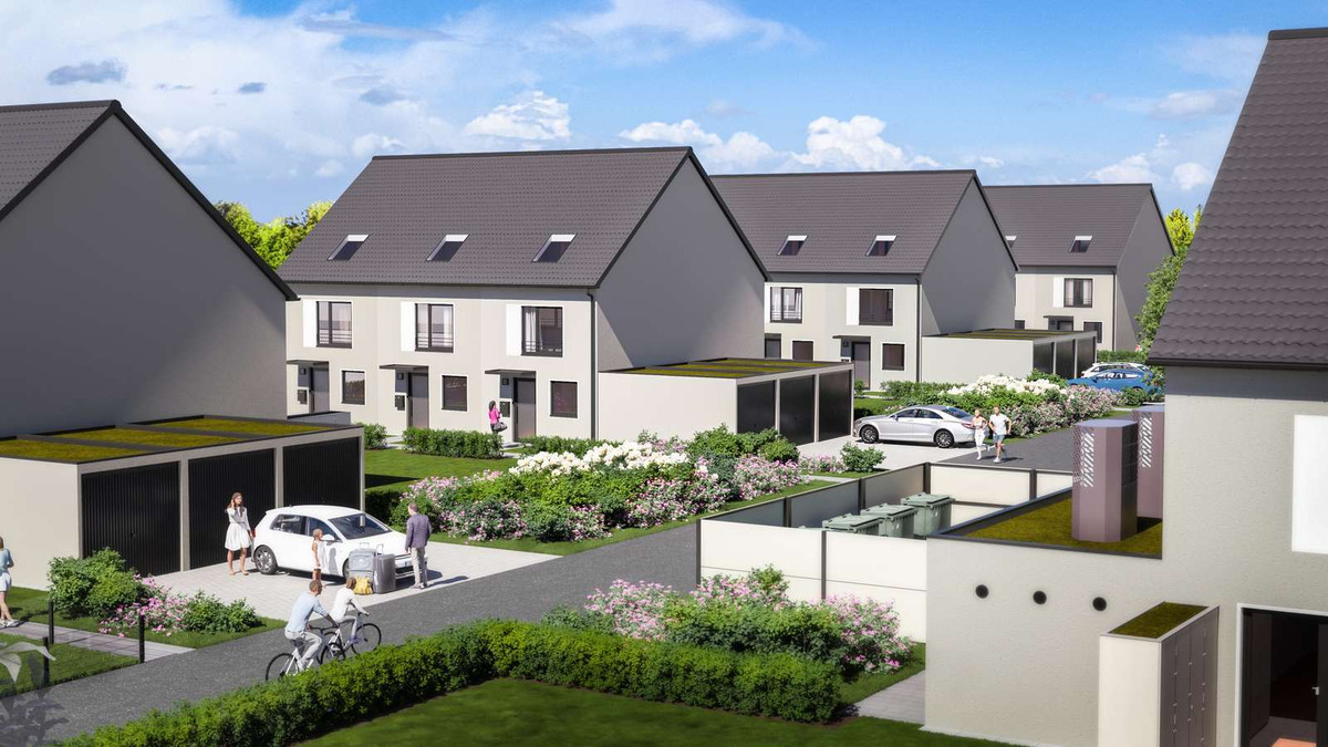 Neuenhagen, Wohnpark „Binger Bogen“ - Neubau von 32 Häusern - Neuenhagen bei Berlin