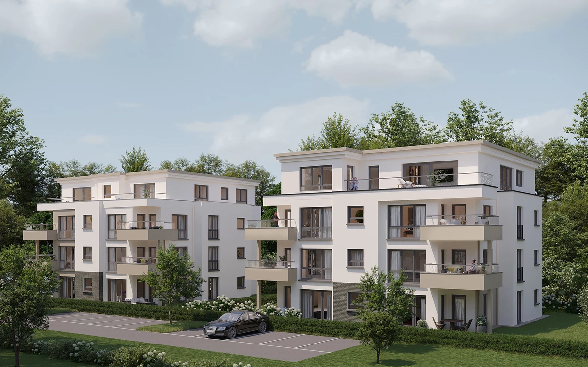 Mainz-Kostheim, Am Sauerstoffwerk 1+3 - Neubau von 15 Eigentumswohnungen - Wiesbaden