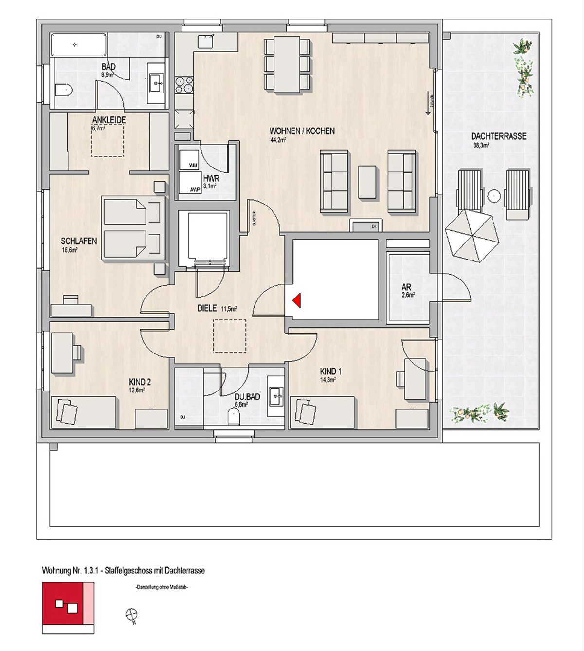 Hochheim, Massenheimer Landstraße 6, 14a,14b,14c