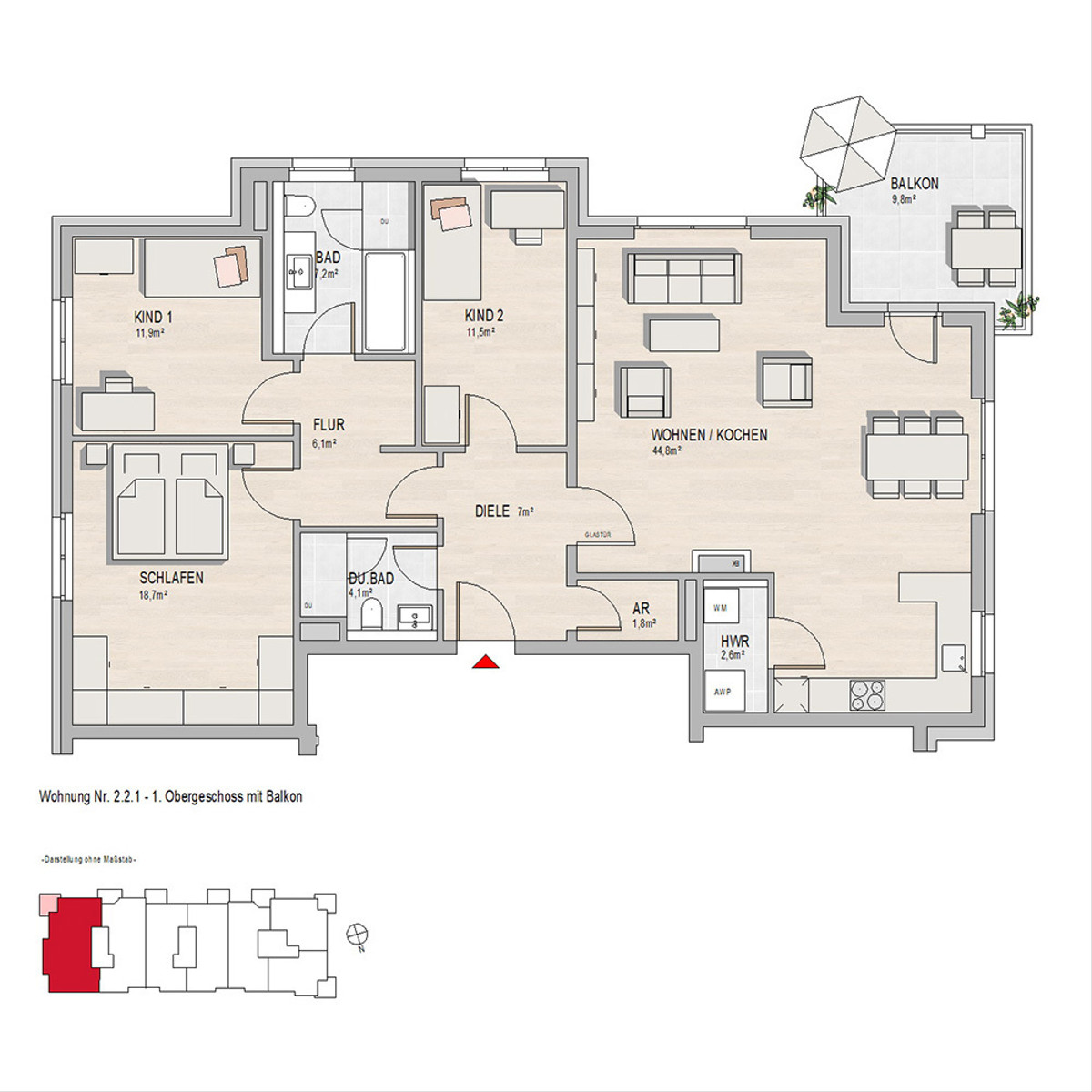 Hochheim, Massenheimer Landstraße 6, 14a,14b,14c