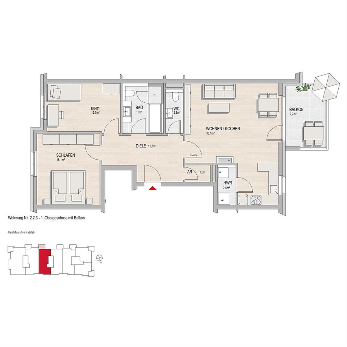 Hochheim, Massenheimer Landstraße 6, 14a,14b,14c