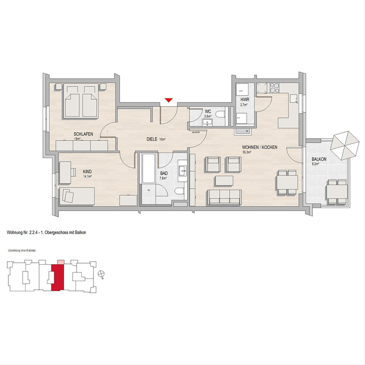 Hochheim, Massenheimer Landstraße 6, 14a,14b,14c