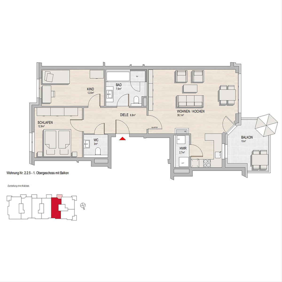 Hochheim, Massenheimer Landstraße 6, 14a,14b,14c