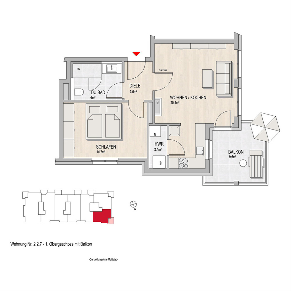 Hochheim, Massenheimer Landstraße 6, 14a,14b,14c