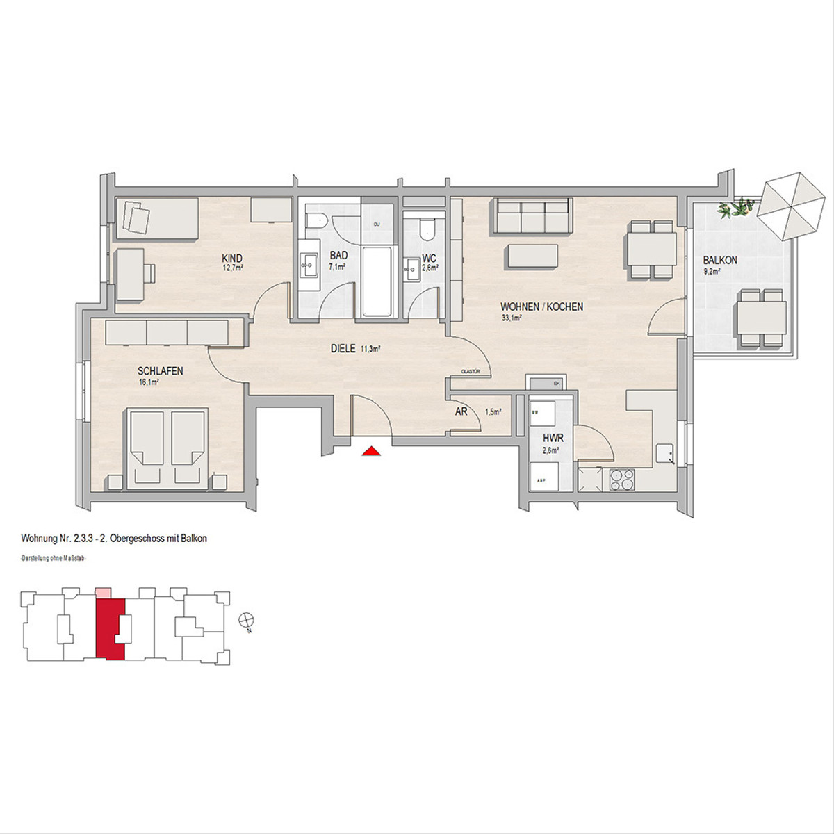 Hochheim, Massenheimer Landstraße 6, 14a,14b,14c