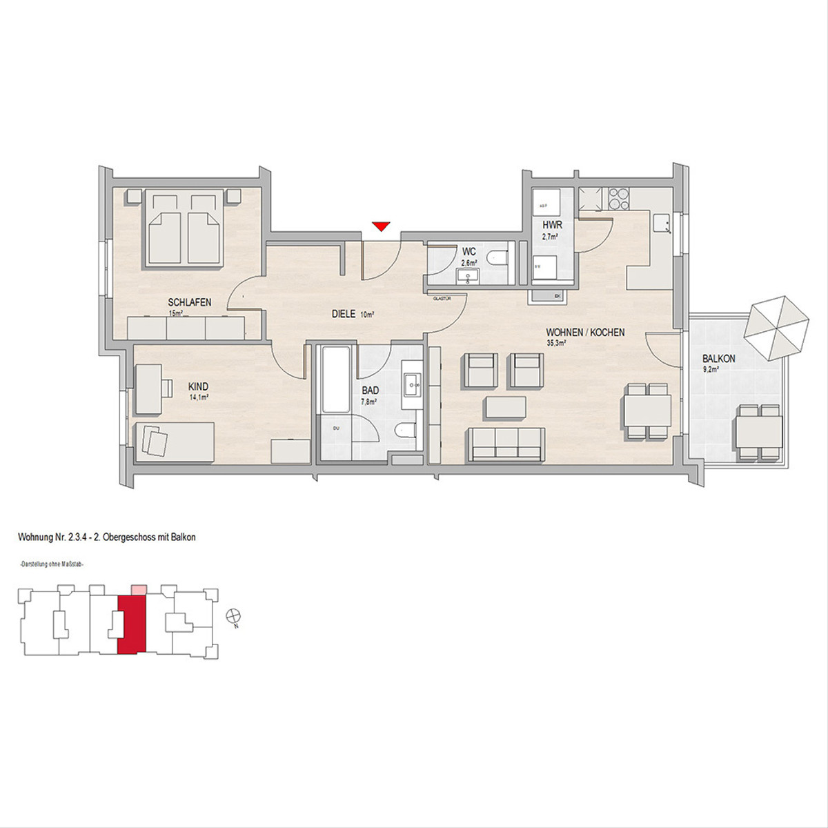 Hochheim, Massenheimer Landstraße 6, 14a,14b,14c