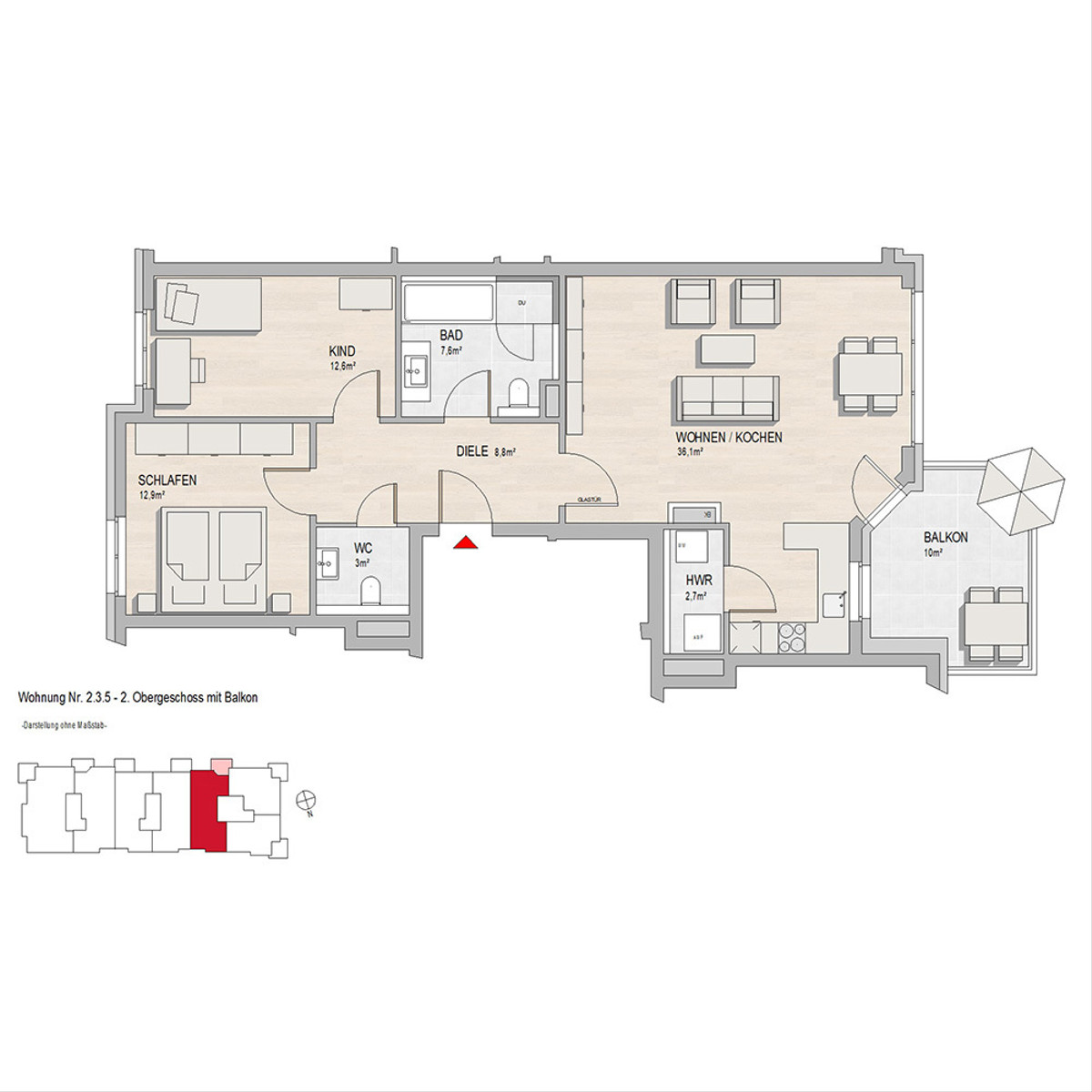 Hochheim, Massenheimer Landstraße 6, 14a,14b,14c