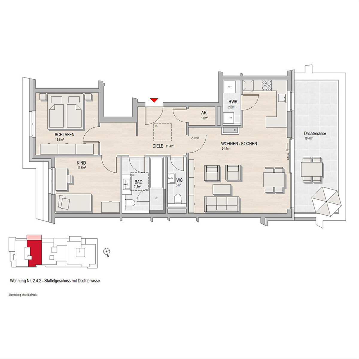 Hochheim, Massenheimer Landstraße 6, 14a,14b,14c