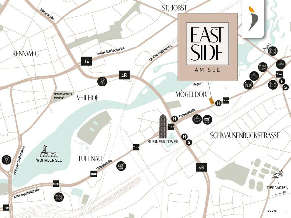 Ihre Umgebung in Mögeldorf