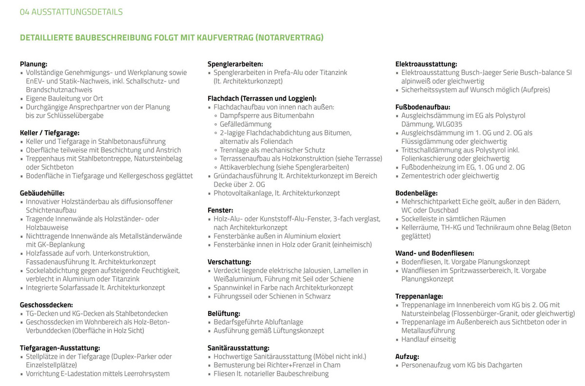 Ausstattungsinformationen 1