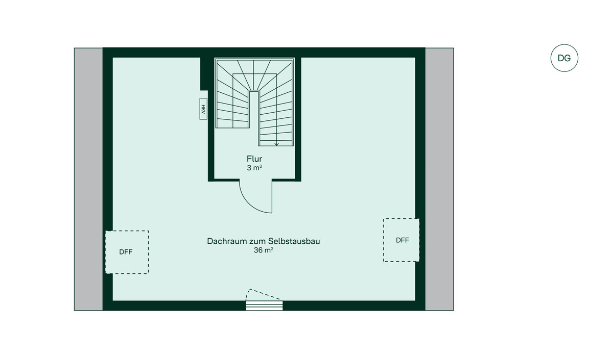 Doppelhaus Grundriss DG