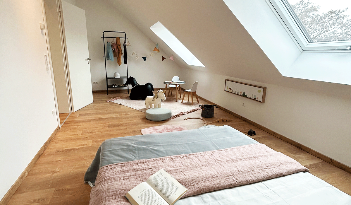 Kinderzimmer im Dachgeschoss