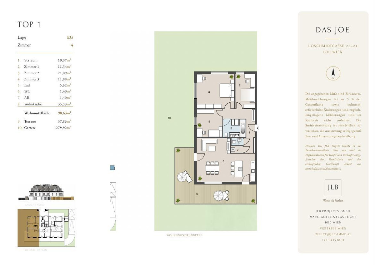 Verkaufsplan Top 1 – DAS JOE – JLB – Bild