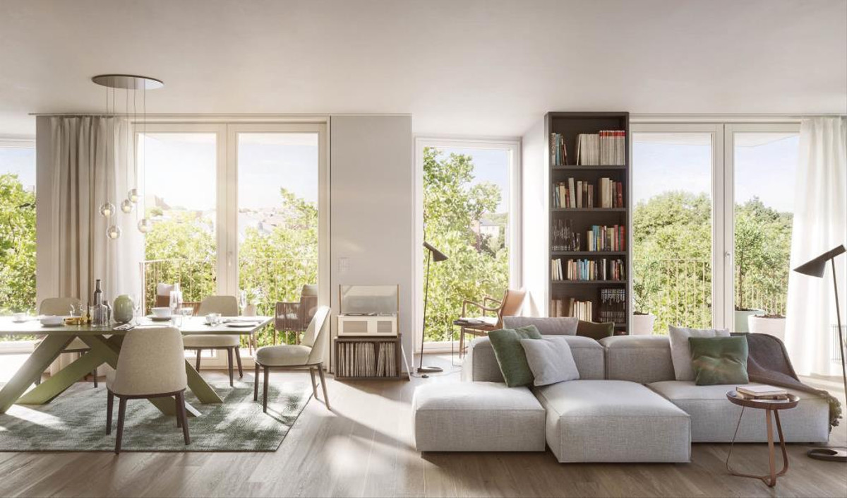 Beispielhafte Möblierung