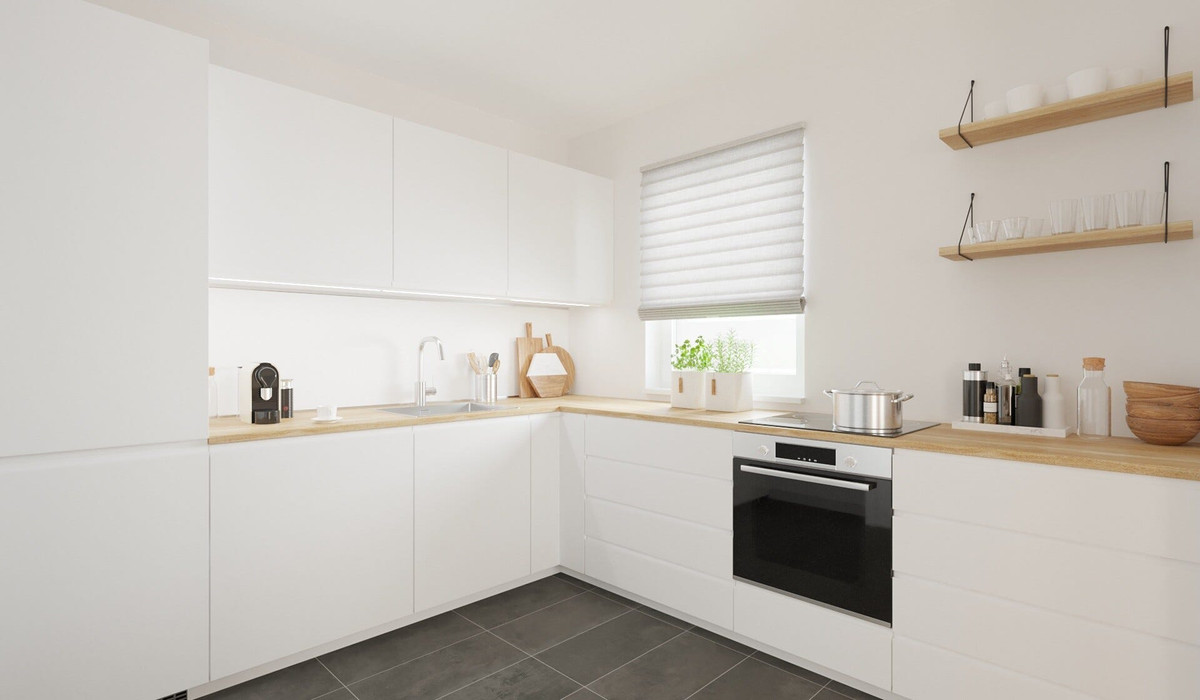 Visualisierung der Küche im Einfamilienhaus