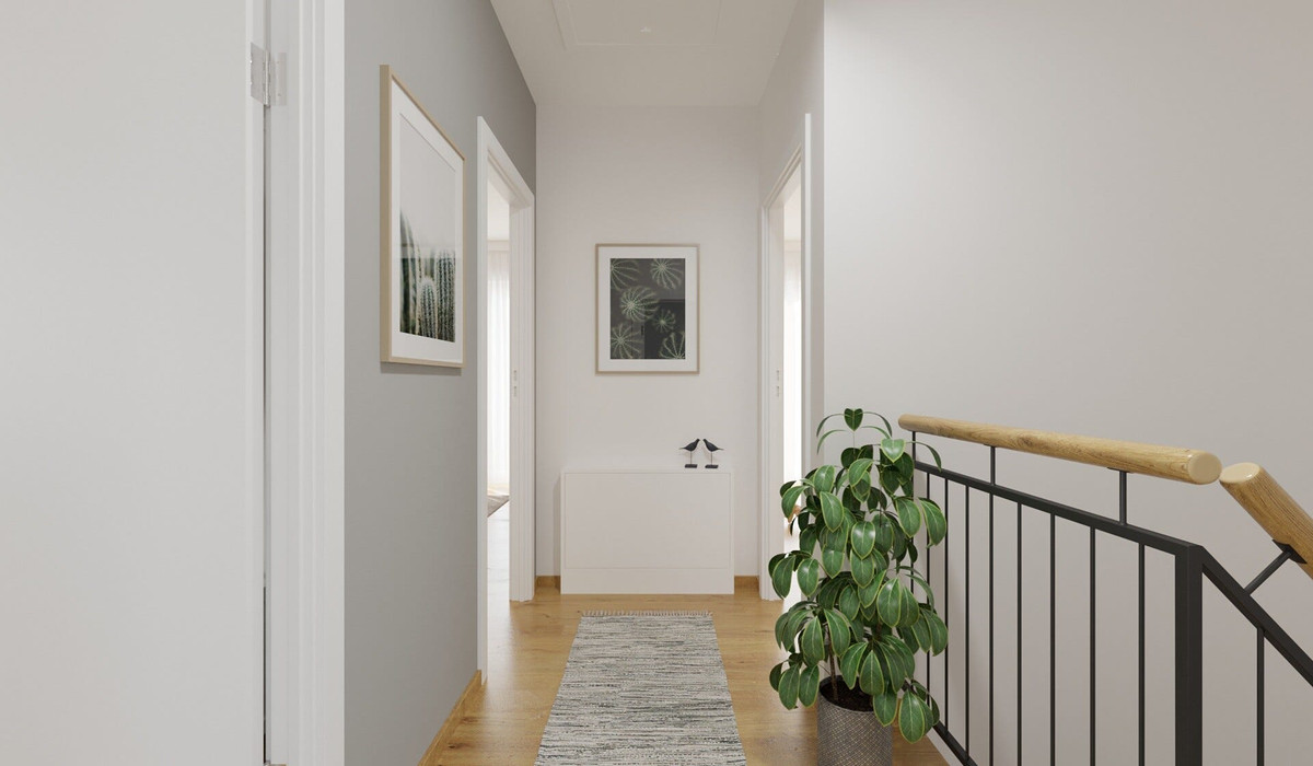 Visualisierung des Flures im Einfamilienhaus