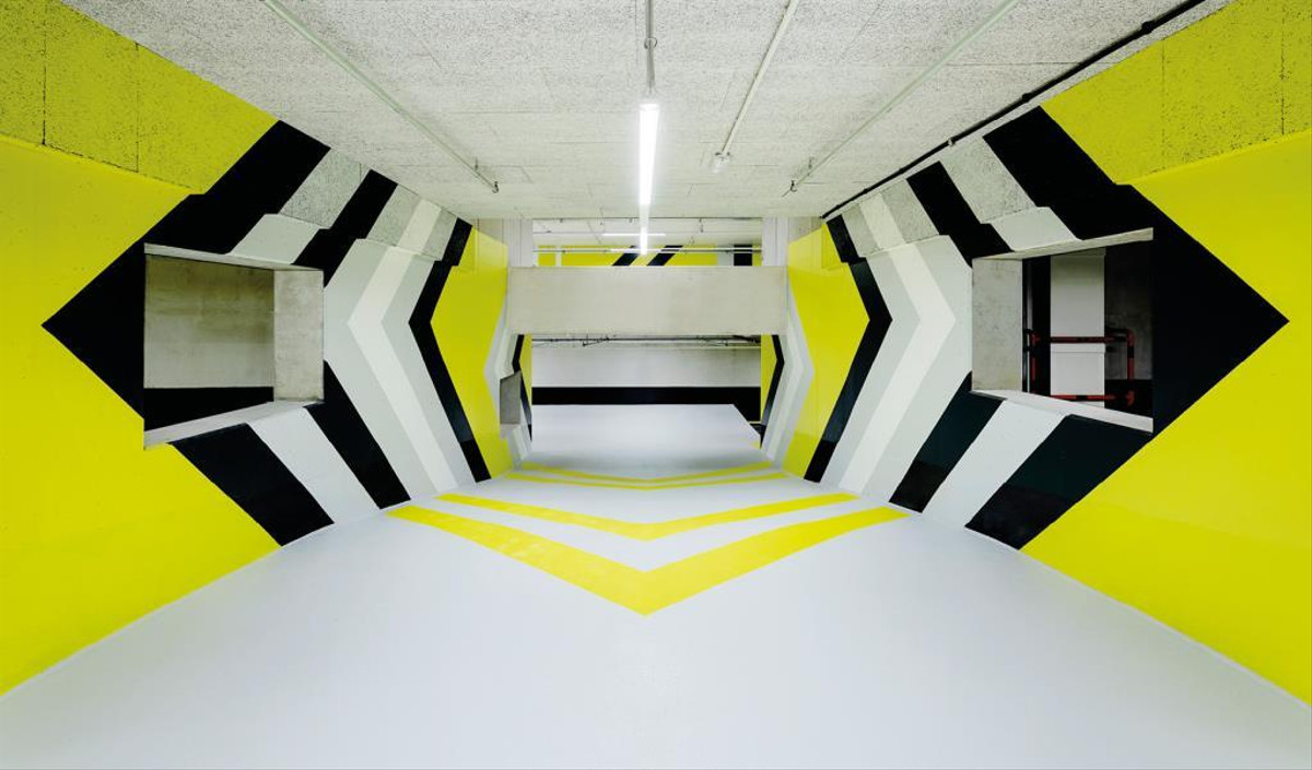 Farbkonzept Tiefgarage