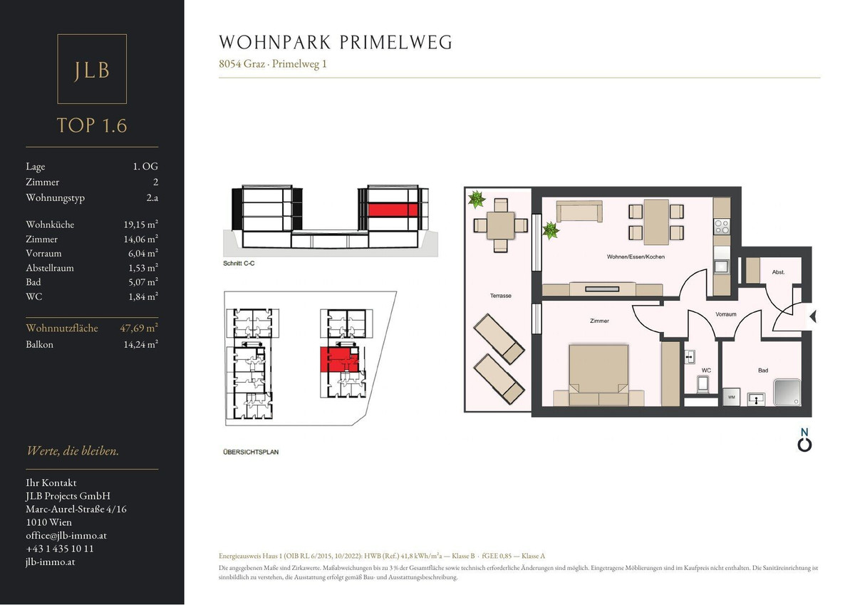 JLB Verkaufsplan Primelweg 1 – Top 1.6