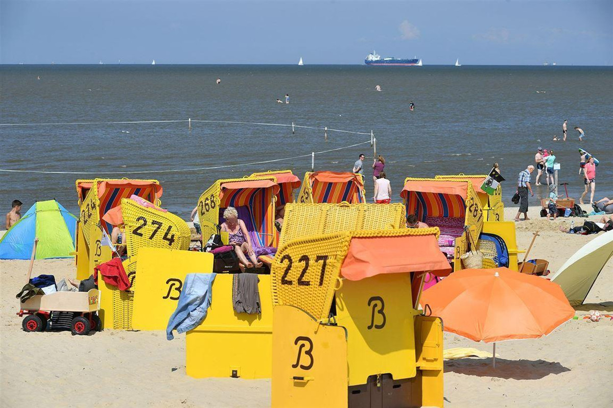 geplegter Sandstrand