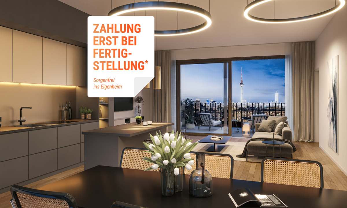Beispiel Wohn-, Koch-, Essbereich