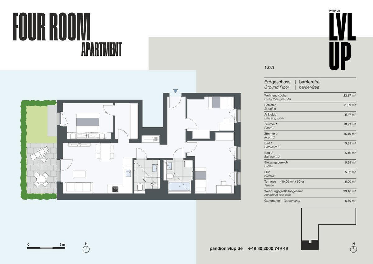 Grundriss WE 1.0.1