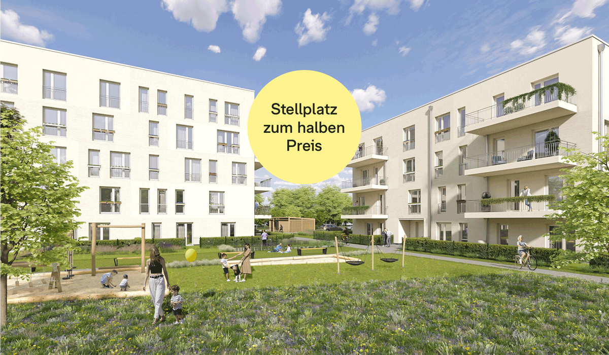Frühjahrs-Aktion Tiefgaragenstellplatz zum halben Preis