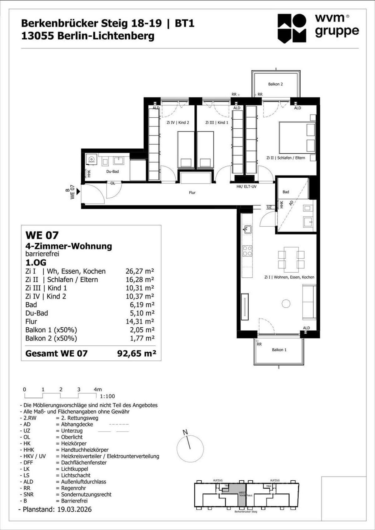 Verkaufsgrundriss WE 07-1