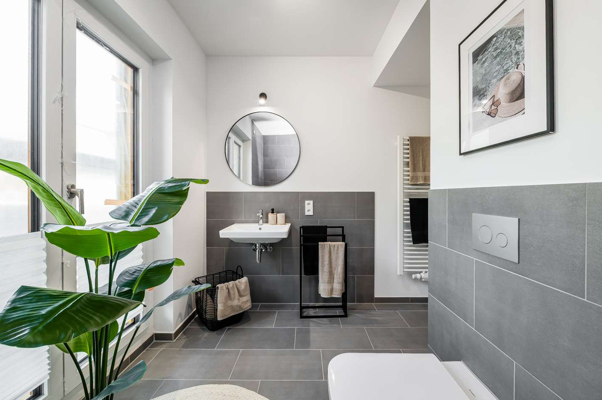 Musterwohnung-Badezimmer