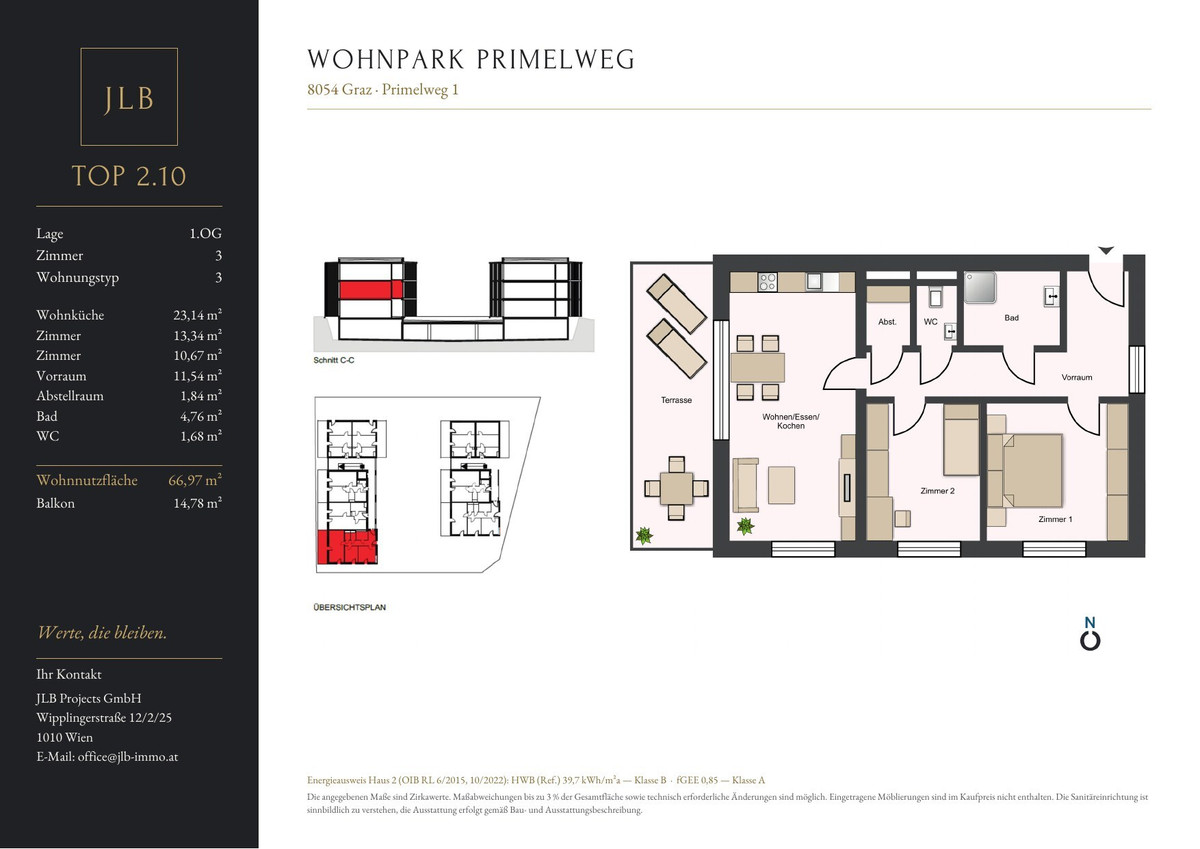 JLB Verkaufsplan Primelweg 1 – Top 2.10