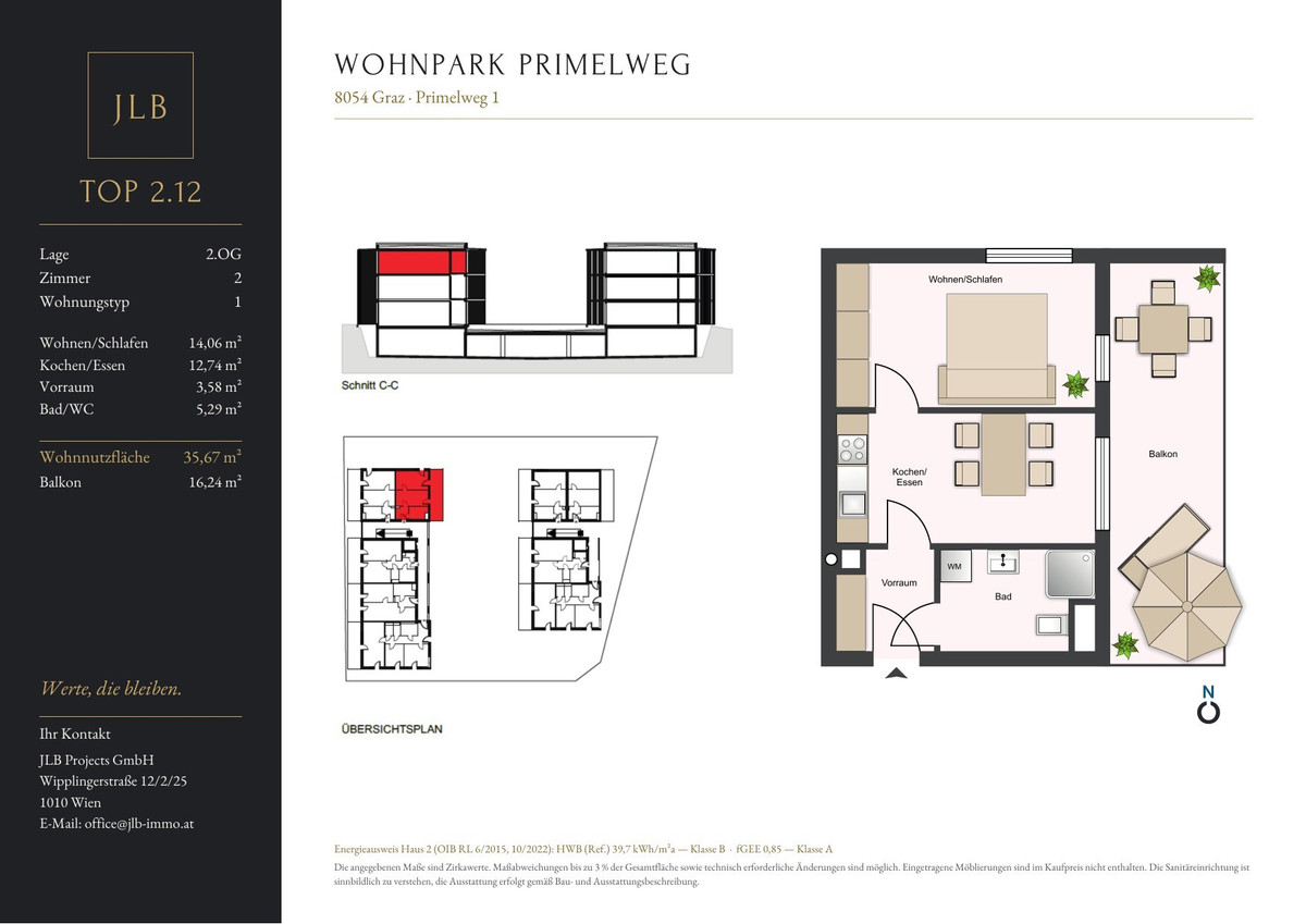 JLB Verkaufsplan Primelweg 1 – Top 2.12