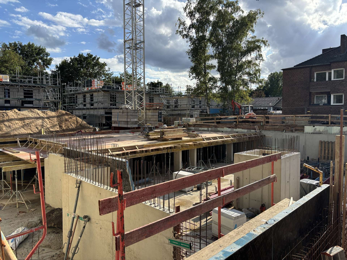 Errichtung der Tiefgarage