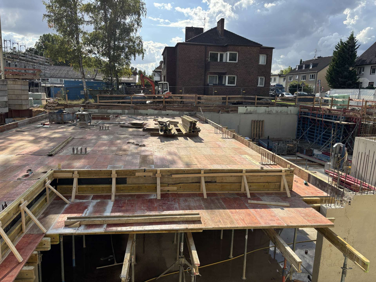 Baufortschritt Mehrfamilienhaus September 2025