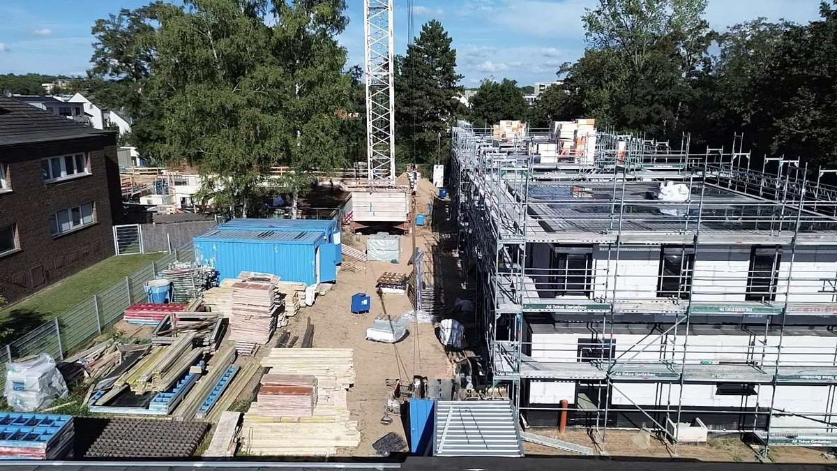 Drohnenaufnahme DHH seitlich