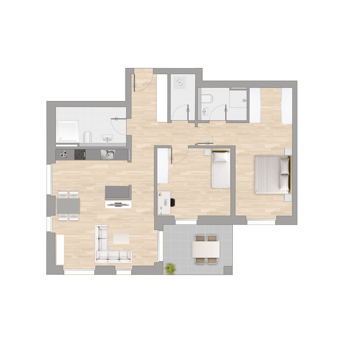 WE 1.U.1 Grundriss