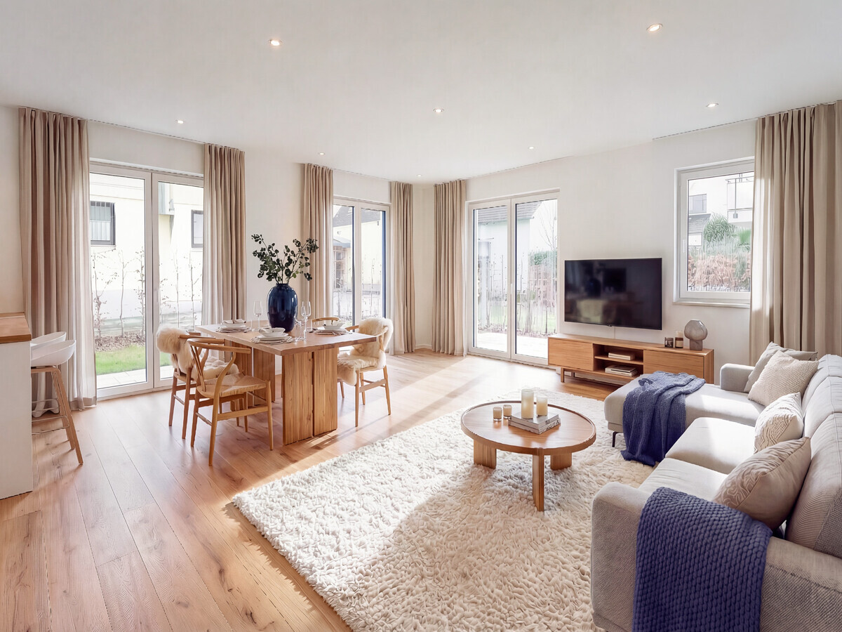 Innenvisualisierung Wohnzimmer