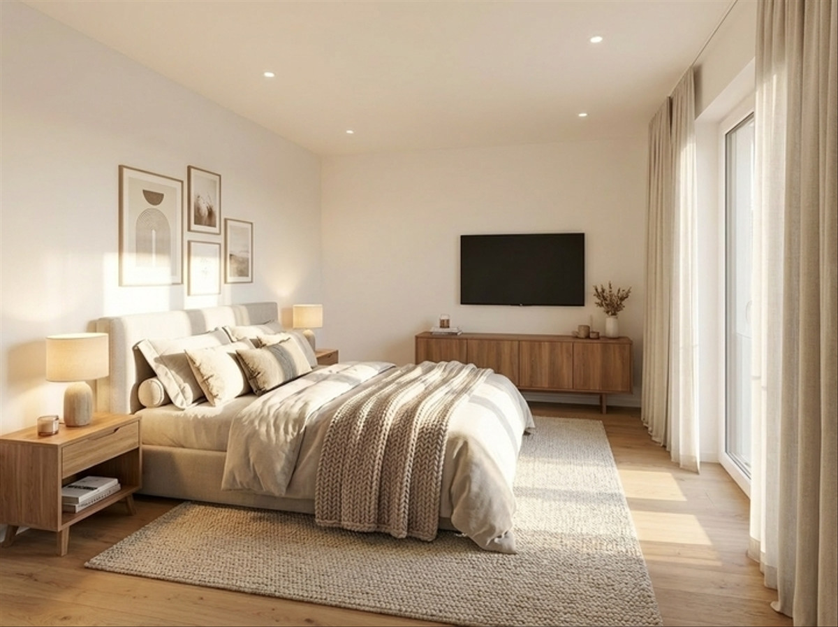 Innenvisualisierung Schlafzimmer