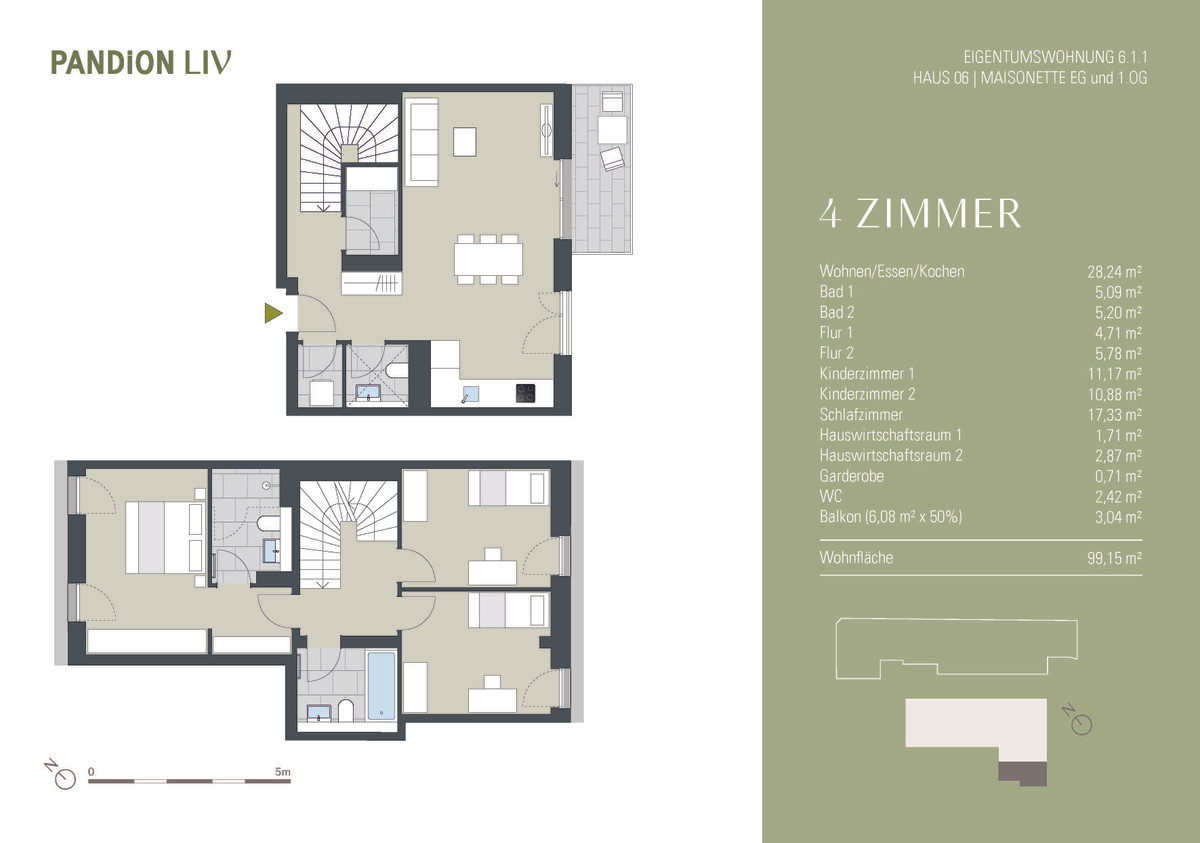 PANDION LIV - Grundriss 6.1.1