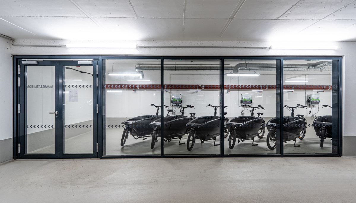 E-Lastenfahrrad-Station