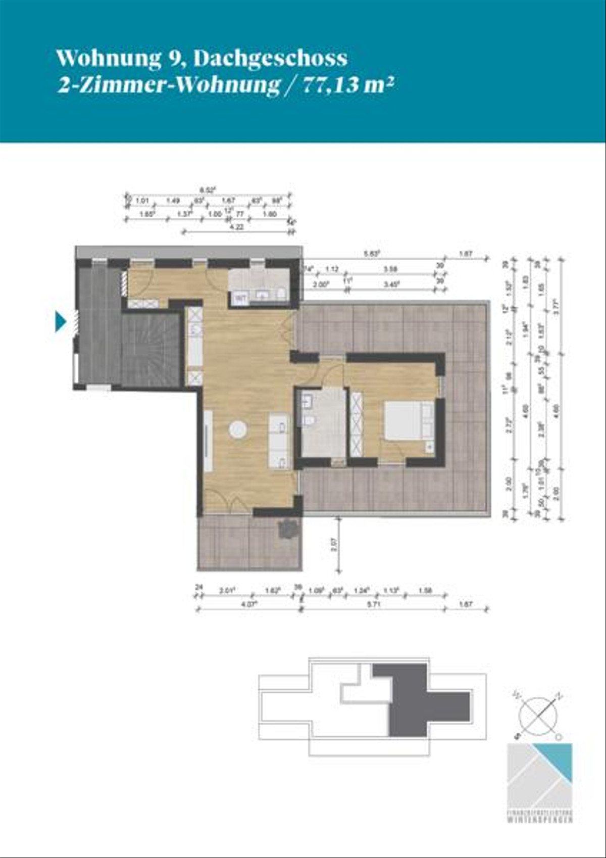 Wohnung 9 DG Grundriss-NEU