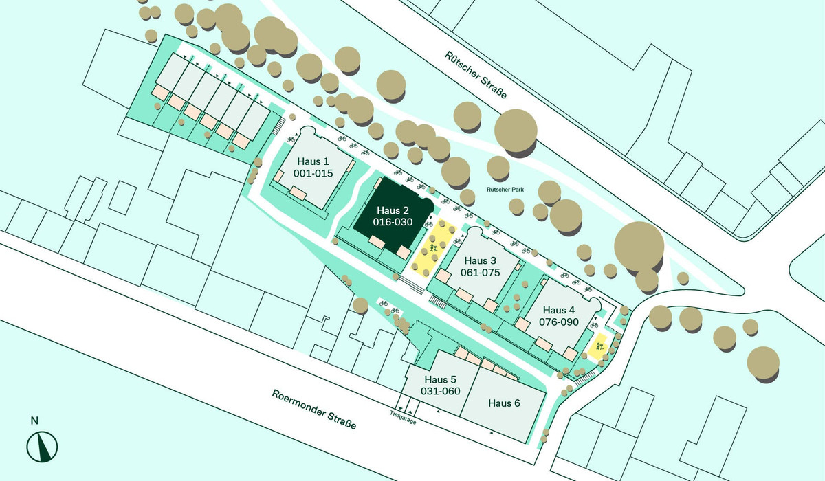 Lage der Eigentumswohnung im Quartier