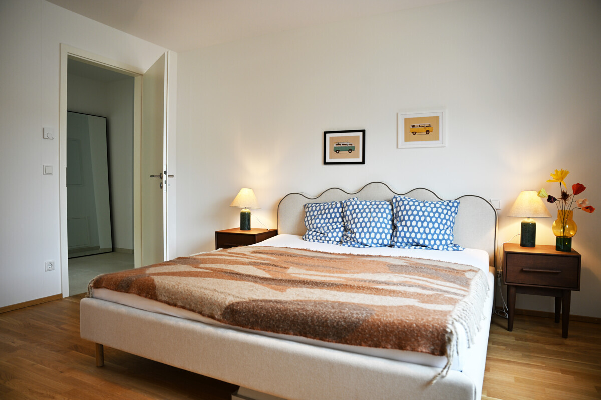 Musterwohnung Schlafzimmer