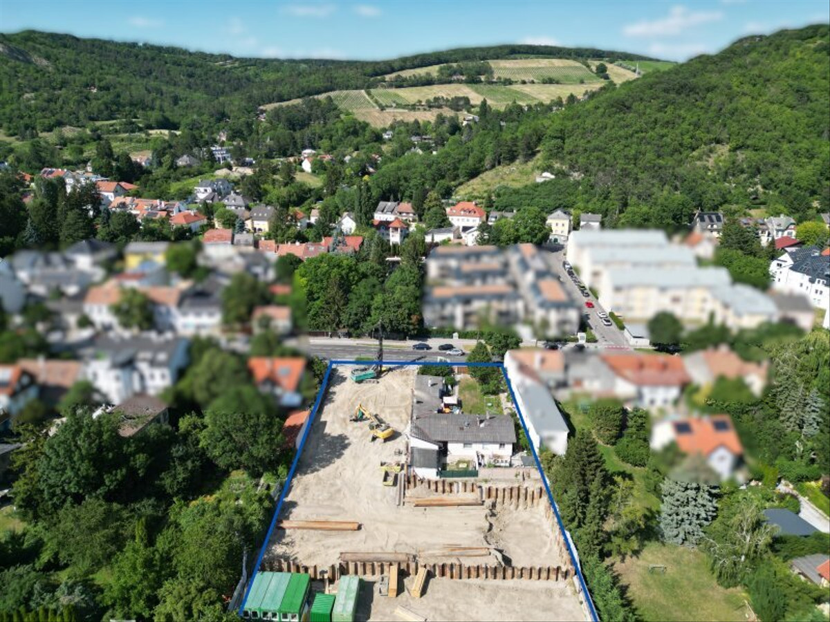 Vogelperspektive Bauplatz