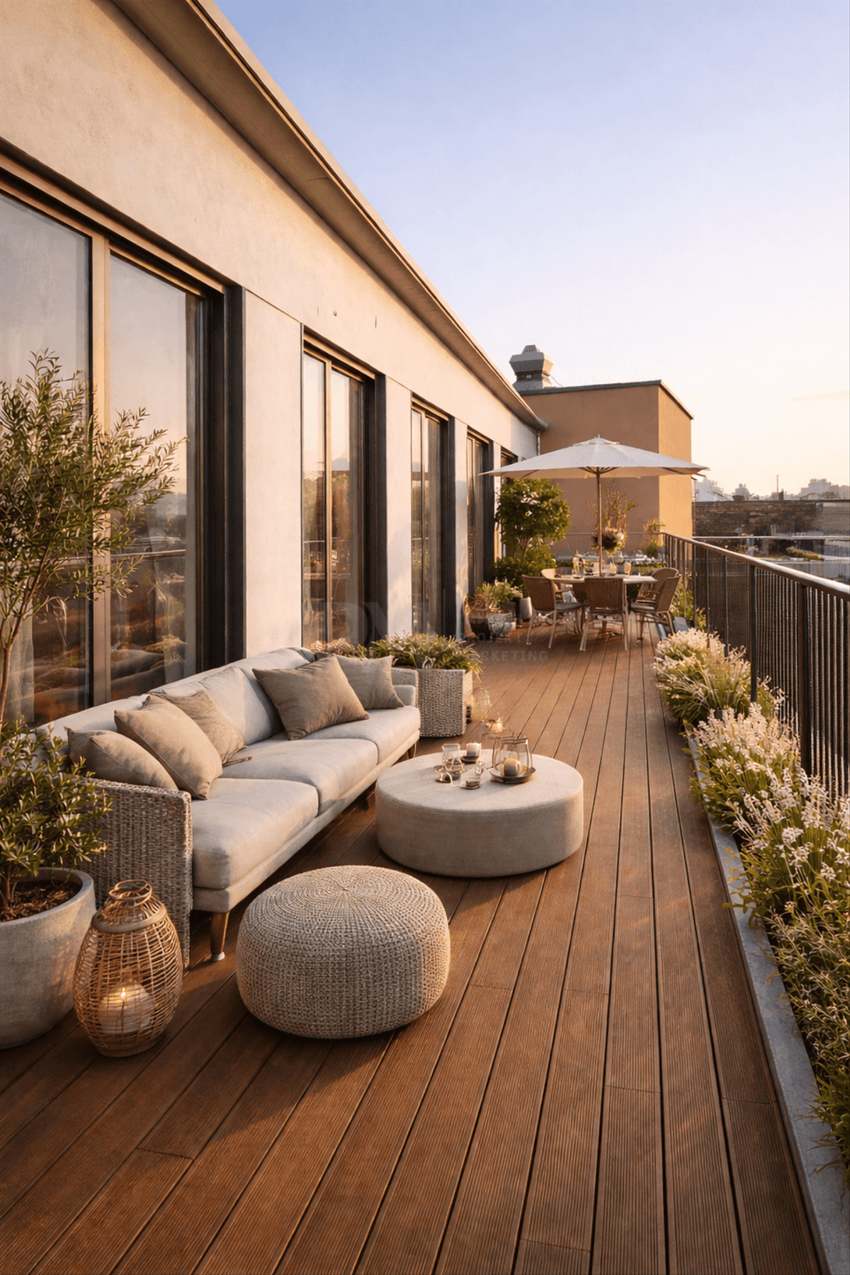 Beispiel Dachterrasse