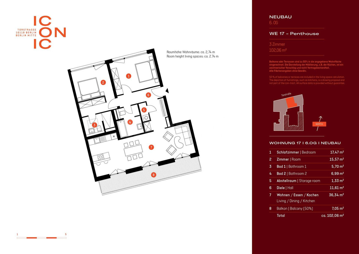 Grundriss WE 17