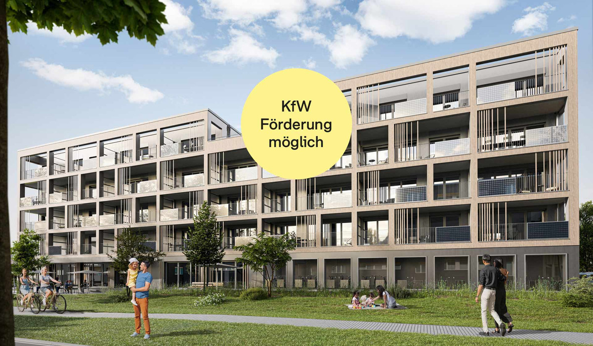 alle Wohnungen sind KfW 55-förderfähig