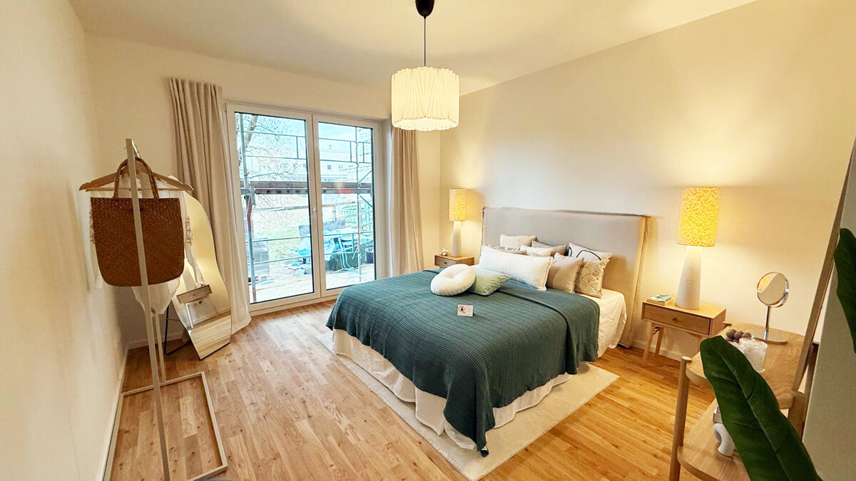 E+A-Schlafzimmer Musterwohnung