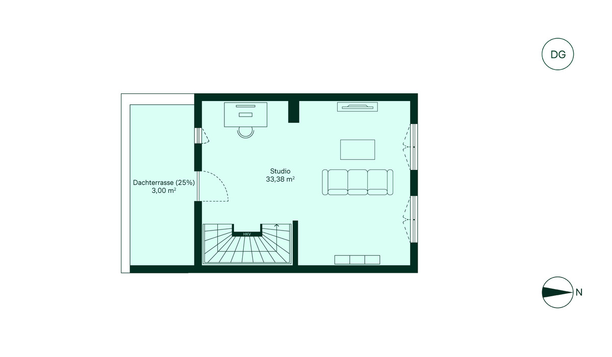 Grundriss Dachgeschoss Doppelhaus 005 Eigener Feldblick