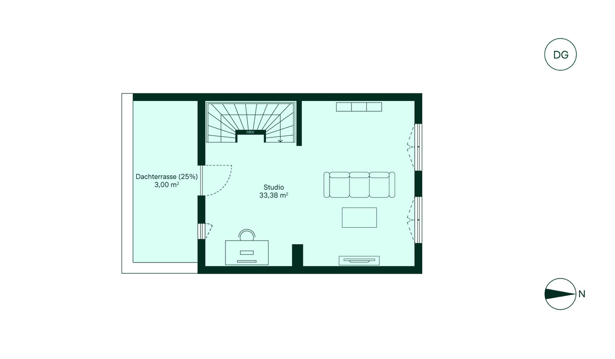 Grundriss Dachgeschoss Doppelhaus 004 Eigener Feldblick